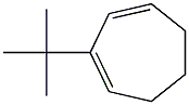 2-tert-Butyl-1,3-cycloheptadiene Struktur