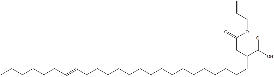 2-(17-Tetracosenyl)succinic acid 1-hydrogen 4-allyl ester Struktur