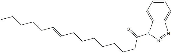 1-(9-Pentadecenoyl)-1H-benzotriazole Struktur