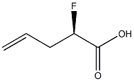 (R)-2-Fluoro-4-pentenoic acid Struktur