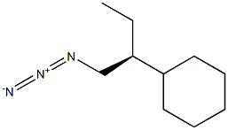 [S,(-)]-2-Cyclohexylbutyl azide Struktur