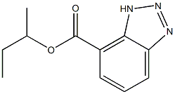 3H-Benzotriazole-4-carboxylic acid (1-methylpropyl) ester Struktur