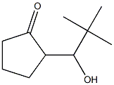 2-(1-Hydroxy-2,2-dimethylpropyl)cyclopentan-1-one Struktur