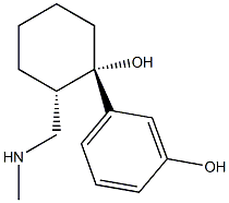 (1S,2S)-1-(3-Hydroxyphenyl)-2-[(methylamino)methyl]cyclohexane-1-ol Struktur