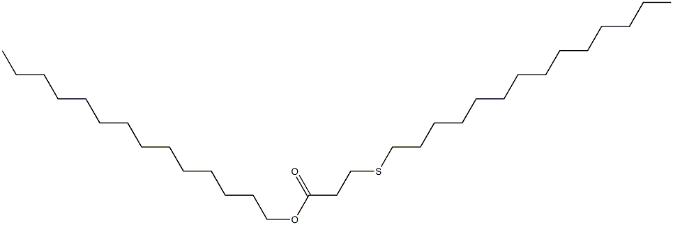 3-(Tetradecylthio)propionic acid tetradecyl ester Struktur