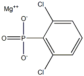 2,6-Dichlorophenylphosphonic acid magnesium salt Struktur