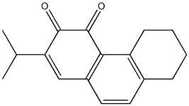 5,6,7,8-Tetrahydro-2-isopropylphenanthrene-3,4-dione Struktur