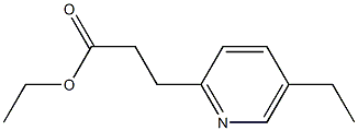 3-(5-Ethylpyridin-2-yl)propionic acid ethyl ester Struktur