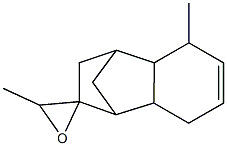 3,4,4a,5,8,8a-Hexahydro-3',5-dimethylspiro[1,4-methanonaphthalene-2(1H),2'-oxirane] Struktur