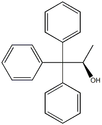 [R,(-)]-1,1,1-Triphenyl-2-propanol Struktur