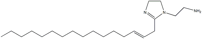 1-(2-Aminoethyl)-2-(2-hexadecenyl)-2-imidazoline Struktur