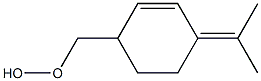 p-Mentha-2,4(8)-dien-7-yl hydroperoxide Struktur