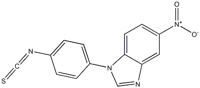 1-(4-Isothiocyanatophenyl)-5-nitro-1H-benzimidazole Struktur