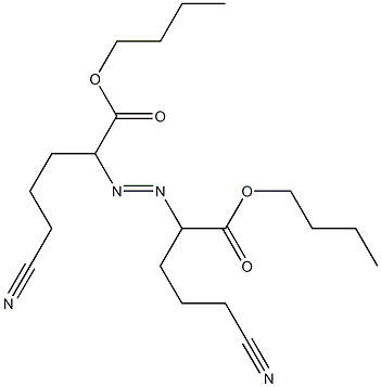 2,2'-Azobis(5-cyanovaleric acid)dibutyl ester Struktur