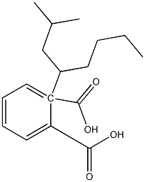 (-)-Phthalic acid hydrogen 1-[(R)-2-methyloctane-4-yl] ester Struktur