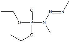 1,3-Dimethyltriazen-3-ylphosphonic acid diethyl ester Struktur