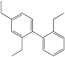 2,2',4-Triethyl-1,1'-biphenyl Struktur