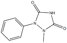 1-Methyl-2-phenyl-1,2,4-triazolidine-3,5-dione Struktur