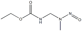 N-[(Methylnitrosoamino)methyl]carbamic acid ethyl ester Struktur