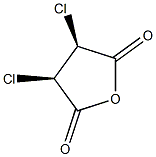 meso-2,3-Dichlorosuccinic anhydride Struktur