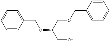 (R)-2,3-Bis(benzyloxy)-1-propanol Struktur