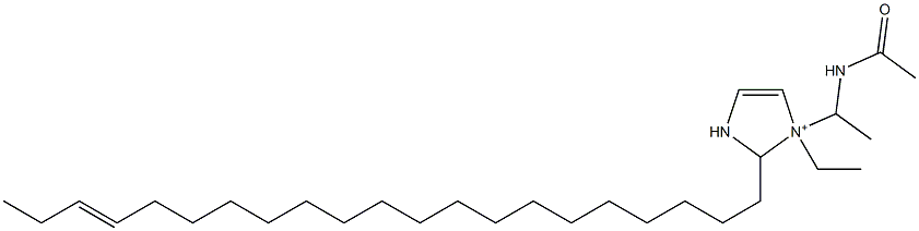 1-[1-(Acetylamino)ethyl]-1-ethyl-2-(18-henicosenyl)-4-imidazoline-1-ium Struktur