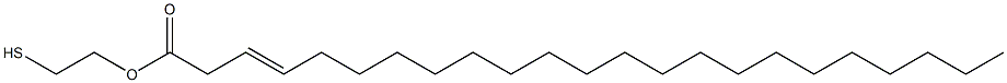 3-Tricosenoic acid 2-mercaptoethyl ester Struktur