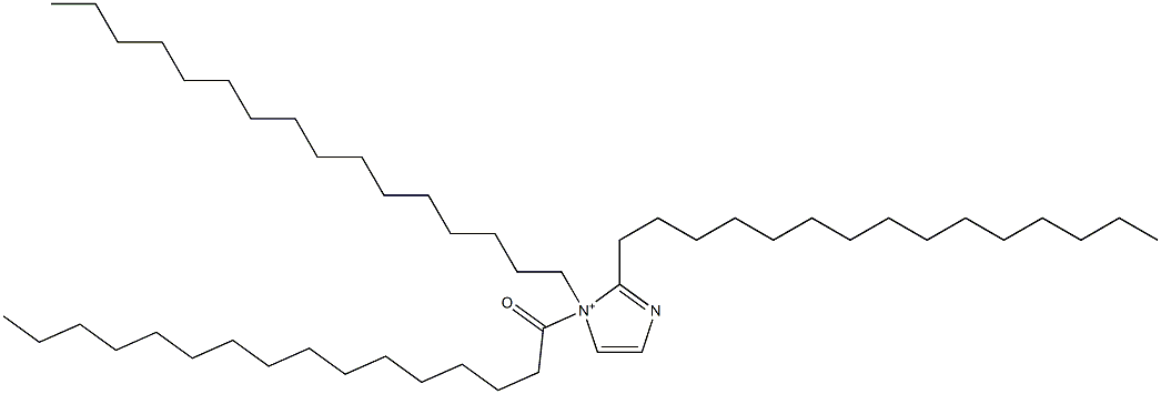 1-Hexadecyl-1-hexadecanoyl-2-pentadecyl-1H-imidazol-1-ium Struktur