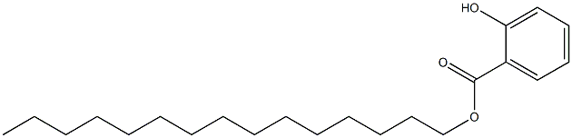 2-Hydroxybenzoic acid pentadecyl ester Struktur