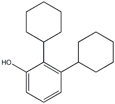 Cyclohexylcyclohexylphenol Struktur