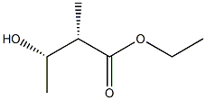 (2S,3S)-2-Methyl-3-hydroxybutanoic acid ethyl ester Struktur