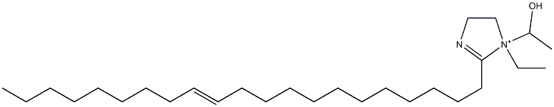 1-Ethyl-2-(12-henicosenyl)-1-(1-hydroxyethyl)-2-imidazoline-1-ium Struktur