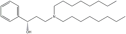 (1S)-3-(Dioctylamino)-1-phenylpropan-1-ol Struktur