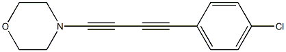 1-Morpholino-4-(4-chlorophenyl)-1,3-butadiyne Struktur