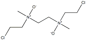 N,N'-Bis(2-chloroethyl)-N,N'-dimethylethylenediamine N,N'-dioxide Struktur