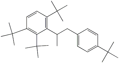 2-(2,3,6-Tri-tert-butylphenyl)-1-(4-tert-butylphenyl)propane Struktur