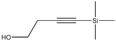 1-(Trimethylsilyl)-1-butyn-4-ol Struktur