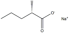 [S,(+)]-2-Methylvaleric acid sodium salt Struktur