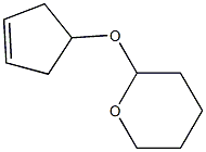 4-[(Tetrahydro-2H-pyran)-2-yloxy]cyclopentene Struktur