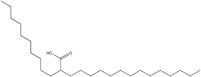 2-Decylhexadecanoic acid Struktur