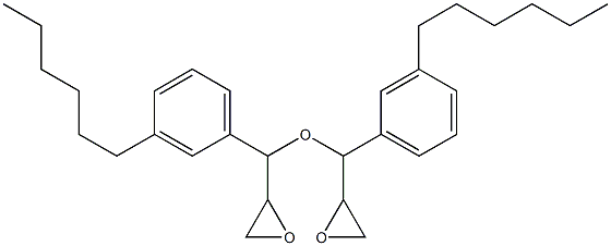 3-Hexylphenylglycidyl ether Struktur