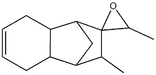 3,4,4a,5,8,8a-Hexahydro-3,3'-dimethylspiro[1,4-methanonaphthalene-2(1H),2'-oxirane] Struktur