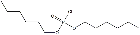 Chloridophosphoric acid dihexyl ester Struktur