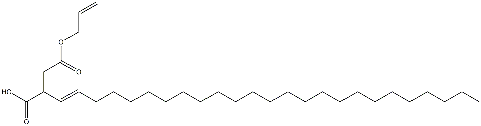 2-(1-Pentacosenyl)succinic acid 1-hydrogen 4-allyl ester Struktur