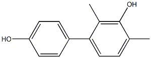 2,4-Dimethyl-1,1'-biphenyl-3,4'-diol Struktur