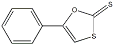 5-Phenyl-1,3-oxathiole-2-thione Struktur