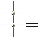 1-Ethynyl-1,1,2,2,2-pentamethyldisilane Struktur