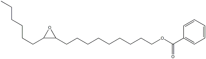 Benzoic acid 10,11-epoxyheptadecan-1-yl ester Struktur