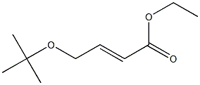 4-tert-Butoxycrotonic acid ethyl ester Struktur