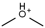 Dimethyloxonium Struktur